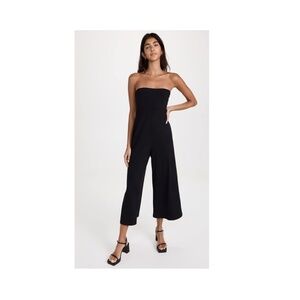 Susana Monaco Jumpsuit Skinny Strap Square Neck